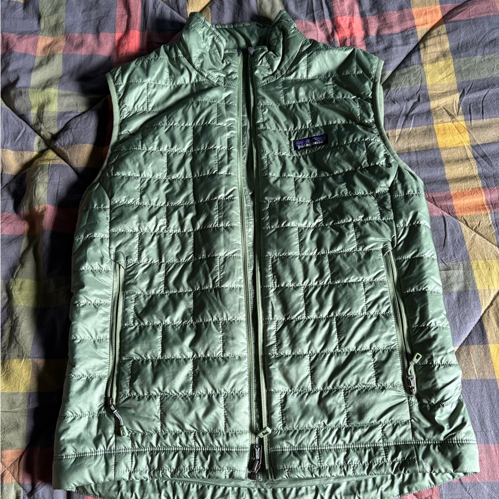 Patagonia Green Quilted Vest